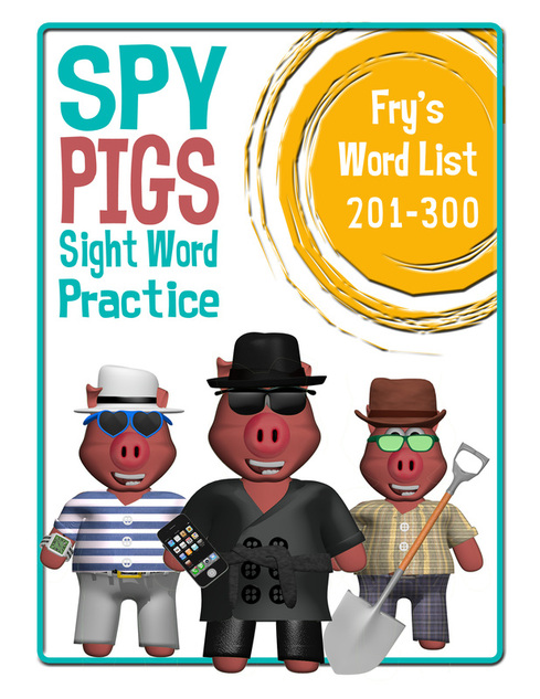 Spy pigs sight word practice game
